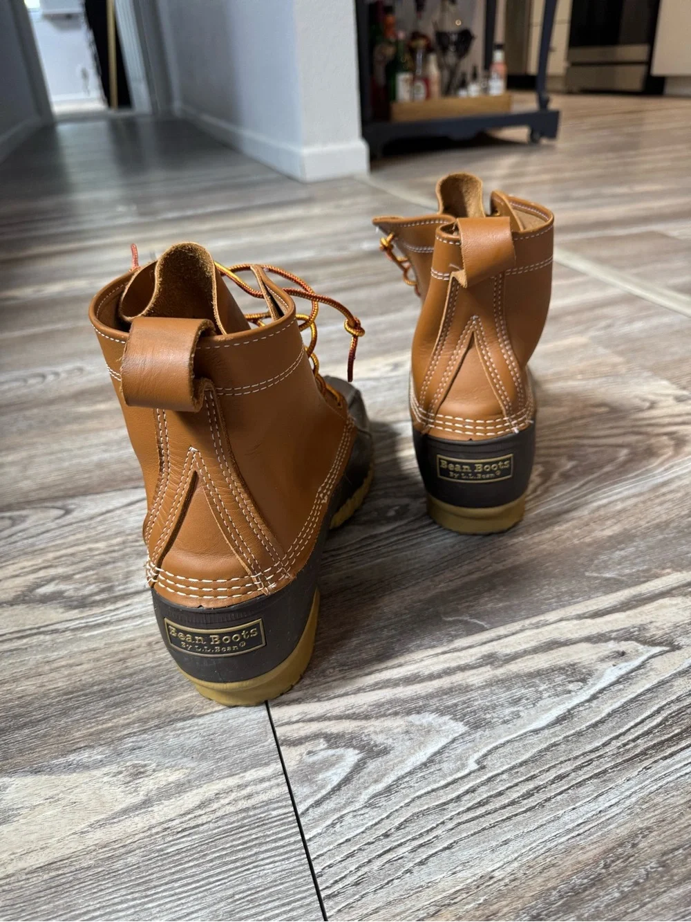 L.L. Bean Men’s Two-Tone Brown Duck Boots